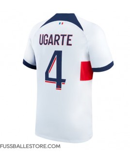 Günstige Paris Saint-Germain Manuel Ugarte #4 Auswärtstrikot 2023-24 Kurzarm